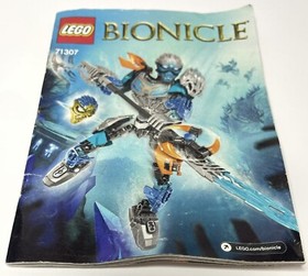 Lego 71307 Gali Uniter of Water (BIONICLE 97% Complete, Instructions, LEGO Set)