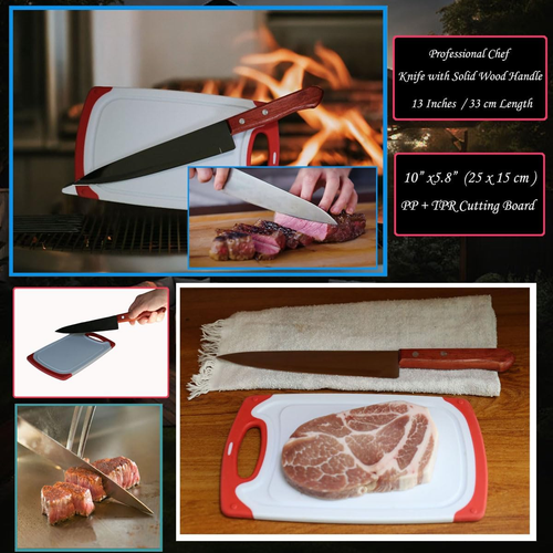 La Cuisine 49-teiliges Flat Top Grill Zubehör Set mit hitzebeständigen Griffen - Bild 4 von 8