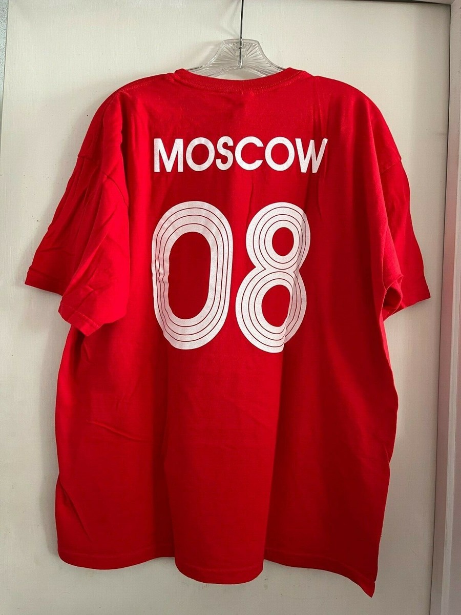 Champions League Soccer Final Cup 2008 red t-shirt xl | eBay