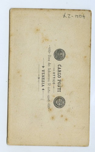 Italian Woman In Traditional Dress Venice c1860s CdV By Carlo Ponti - Picture 2 of 2