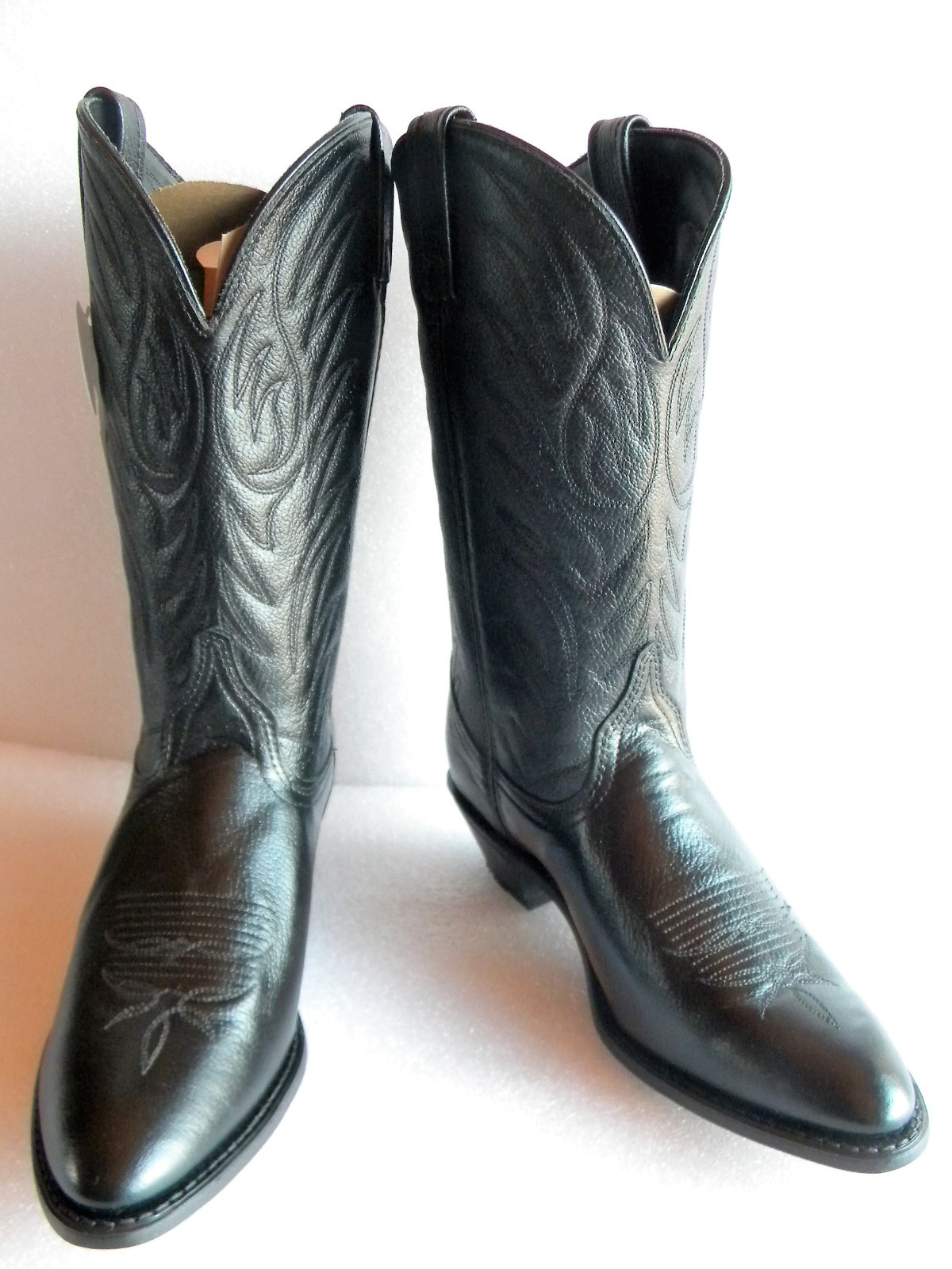 New AMERICAN WEST Women 9 Black CORONA Leather Made In USA Cowboy Boot OLD STOCK New AMERICAN WEST Women 9 Black CORONA Leather Made In USA Cowboy Boot OLD STOCK