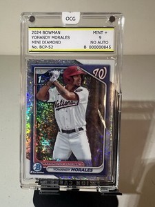 2024 Bowman - Chrome Prospects Mini-Diamond Refractor #BCP-52 Yohandy Morales