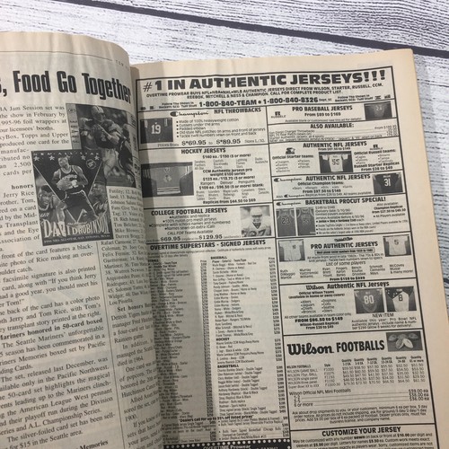 June 1996 Sports Cards Magazine Price Guide Michael Jordan Card Check List - Picture 9 of 10