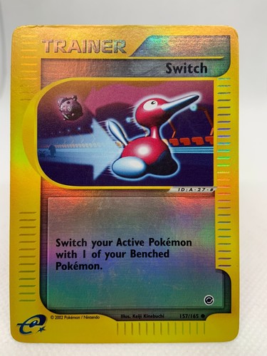 Switch Trainer Expedition Base Set 157/165 Reverse Holo Common Pokemon TCG - Picture 2 of 15