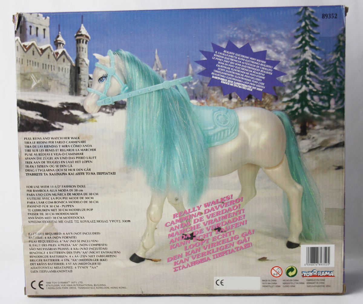 RARE VINTAGE 1998 PRETTY PRANCING PONY HORSE FOR DOLL TOY-O-RAMA