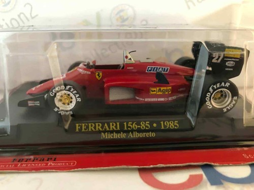 Die Cast " Ferrari 156-85 - 1985 Michele Alboreto + Boîte 1 " Échelle 1/43 - Imagen 2 de 3