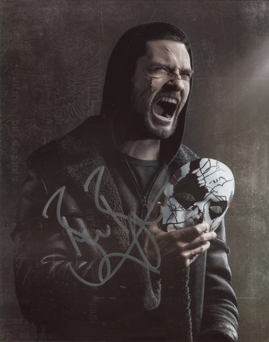BEN BARNES as Billy Russo Jigsaw The Punisher GENUINE SIGNED