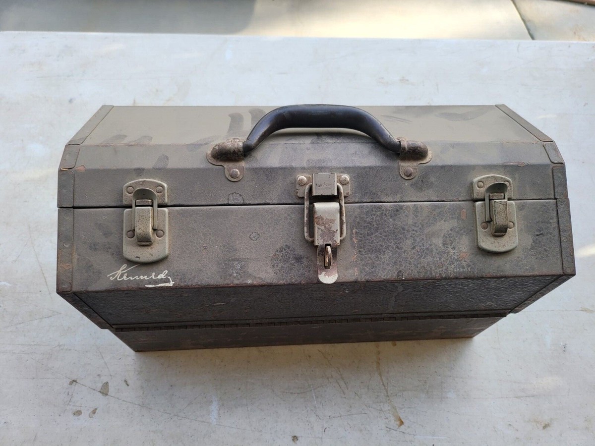 Vintage Kennedy 1017 Cantilever Tool Box. 18x10x13. Made in USA | eBay