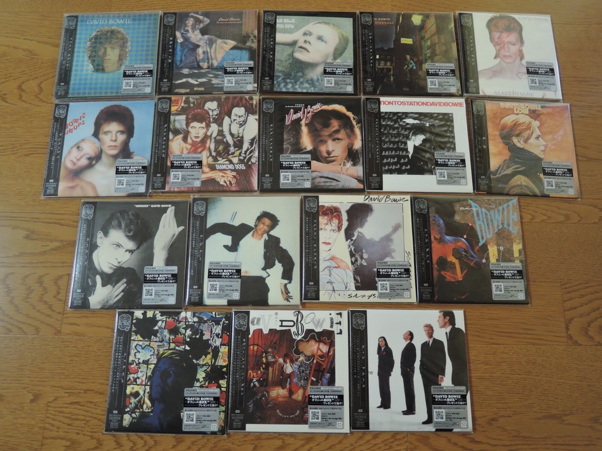 David Bowie PROMO BOX + 17 CDs Mini LP CD Set Factory Sealed David Bowie PROMO BOX + 17 CDs Mini LP CD Set Factory Sealed