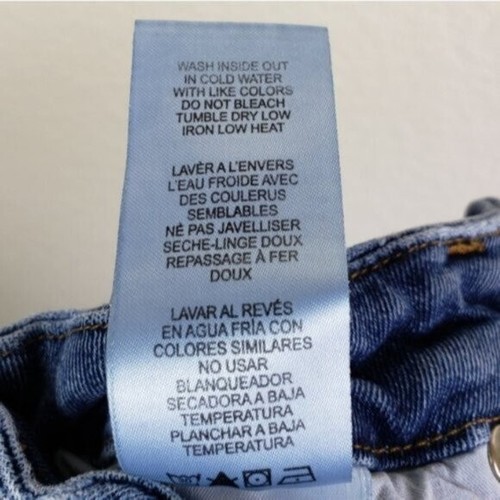 Good American Good Legs Crop Fray Hem Distressed Skinny Jeans size 25 - Picture 11 of 13