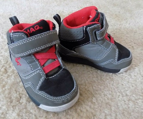 SHAQ TODDLER HIGH-TOP BASKETBALL SNEAKS SIZE 5 - Picture 2 of 4