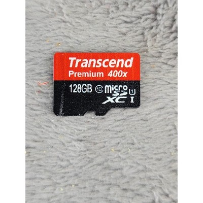 Transcend Premium 400x 128GB microSDXC Class 10 UHS-I Memory Card TS128GUSDU1