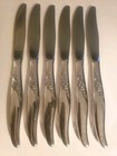 Oneida Ltd. Lasting Rose Vtg Stainless Flatware Silverware 6 Replacement Knives
