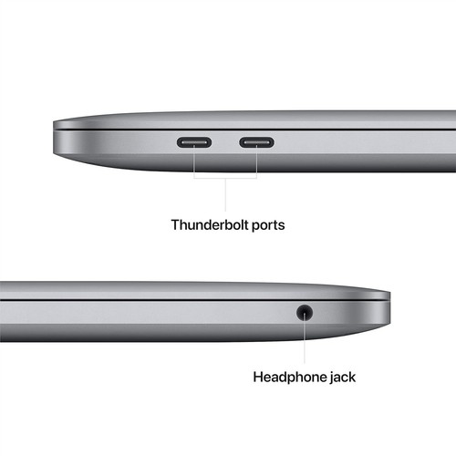 Apple 13.3 MacBook Pro M2 16GB RAM 512GB SSD 2022 Grigio Siderale MNEJ2LL/A Buono - Foto 2 di 5