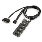 USB 2.0 9Pin 15Pin Sata Header Computer Mainframe 1 To 4 Splitter Cable HUB