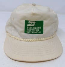VTG Burlington Northern Intermodal Railroad Hat Cap White
