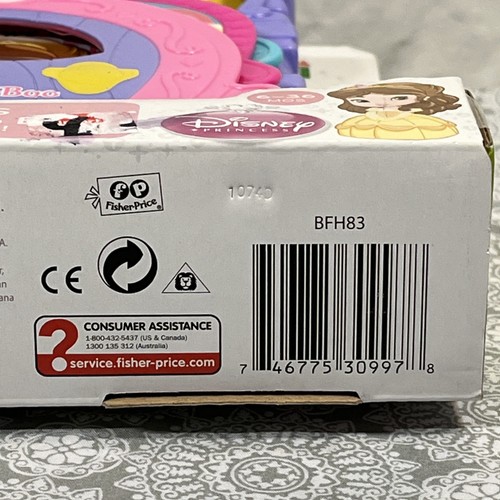 Disney Princess Castle Peek A Boo Book Talking Sounds Fisher-Price 2013 WORKS! - Picture 9 of 12