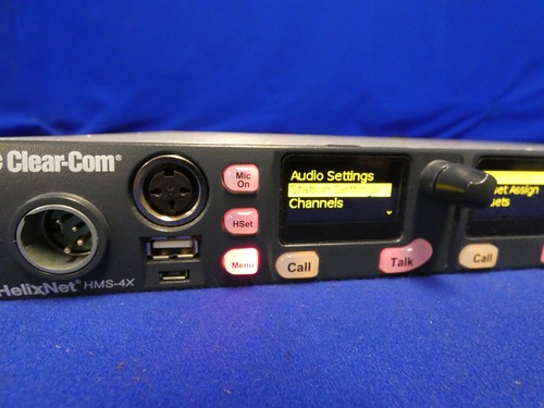 Clear-Com HMS-4X HelixNet Main Station w/Options HLI-2W2, HLI-4W2, HLI-ET2 - Picture 7 of 18