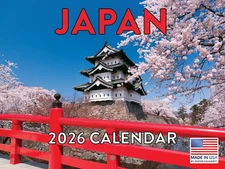 Japan Calendar 2026 Japanese Gifts Monthly Wall Calender 12 Month 12x18