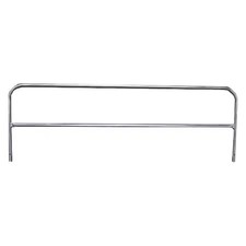 Garlock Safety Systems 404654G Guardrail, 10 Ft. L, Steel, Gray