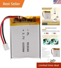 Reliable 3.7V 600mAh Rechargeable LiPo Battery for Bluetooth Speakers  More