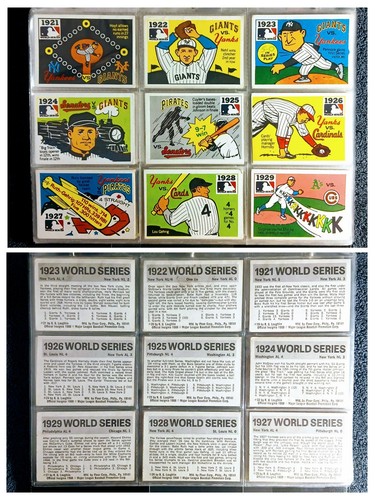 1968 Fleer Laughlin World Series Cards Complete Set * Black Back * Mid-Low Grade - Picture 4 of 24