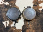 Vintage Griswold #90 Cast Iron DOUBLE SKILLET 1021 & 1022 Erie PAT. Original
