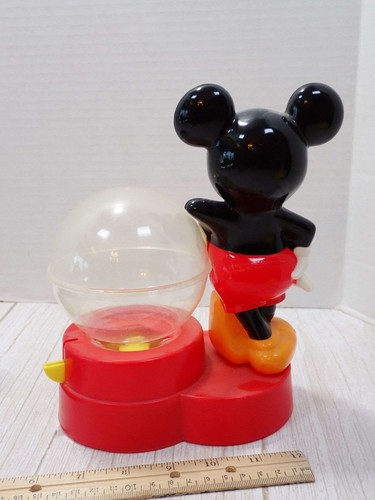 Panca Gumball Topolino 1986 FUNZIONANTE vintage di Superior Toy Disney - Foto 2 di 3