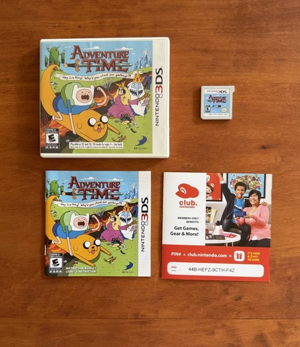 Adventure Time: Hey Ice King Why'd You Steal Our Garbage (Nintendo 3DS) MINT CIB