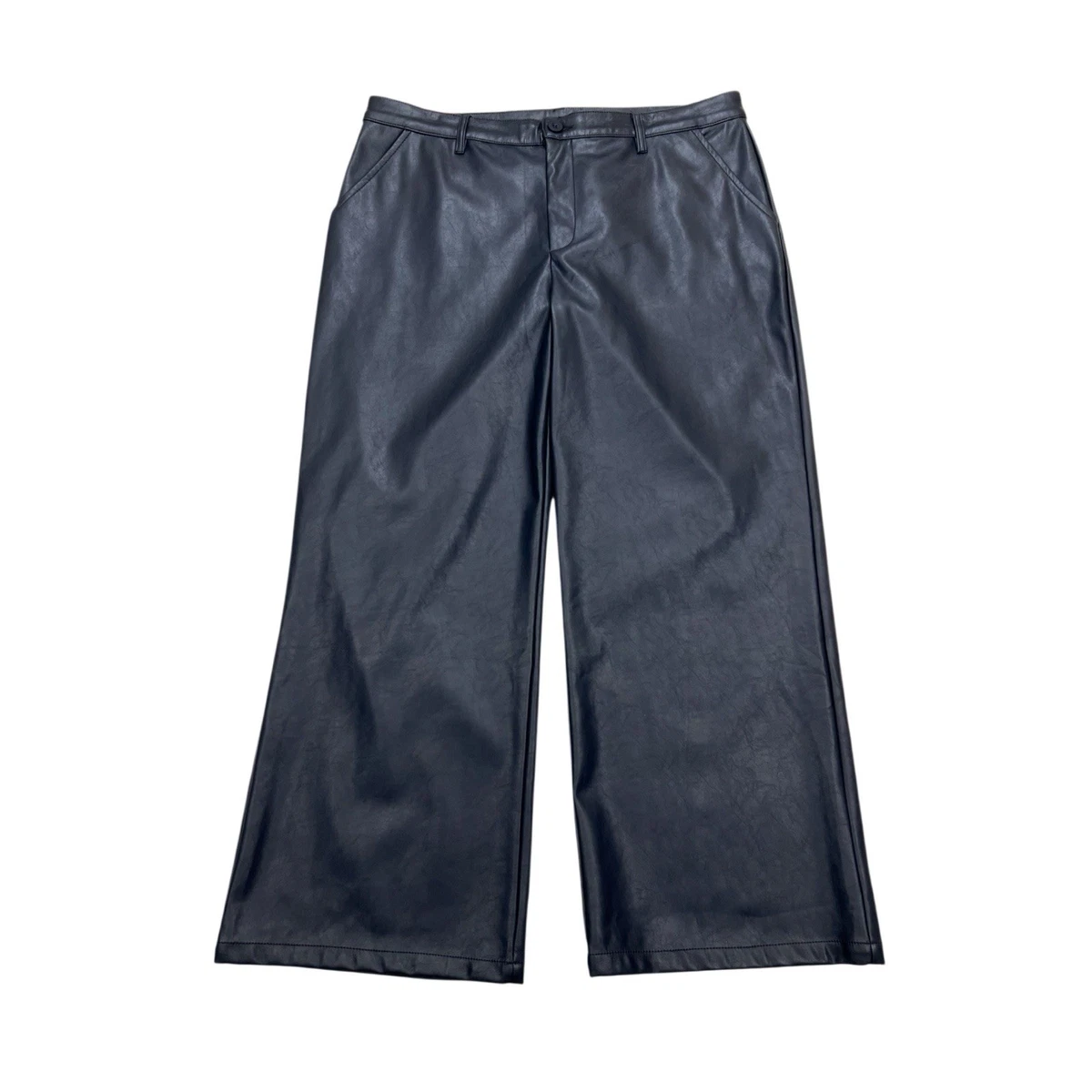 Blue Leather Pants for Women for sale | eBay