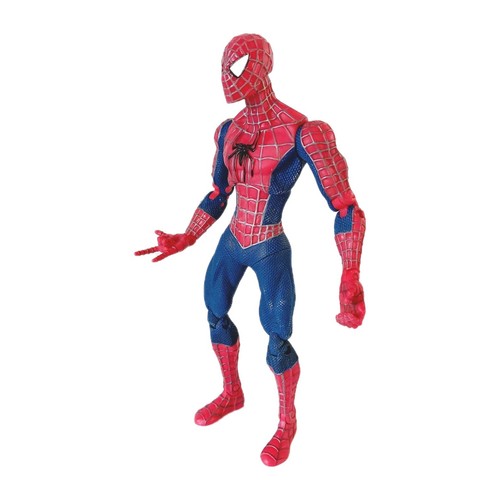 Marvel Spider-Man Movie 10" SPIDER-MAN Articulated Action Figure Hasbro 2006 - Afbeelding 1 van 11