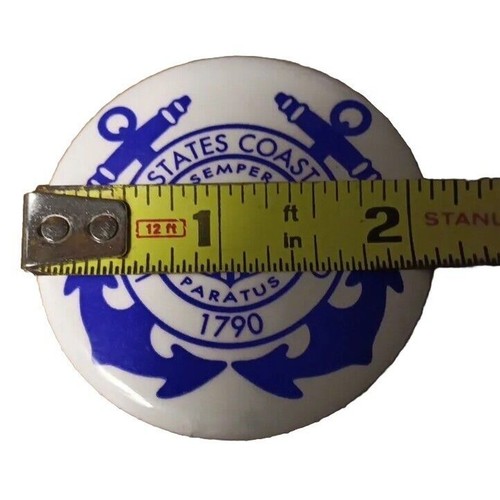 United States Coast Guard 1790 Semper Paratus Pinback Graphic Metal Pin - Bild 2 von 3
