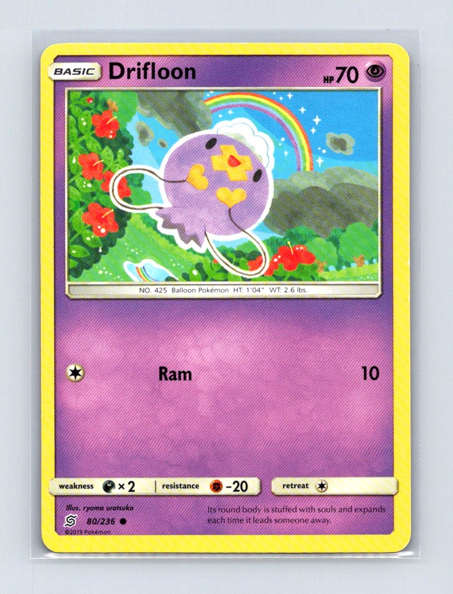 Drifloon 80/236 Common Unified Minds Pokemon Lightly Played