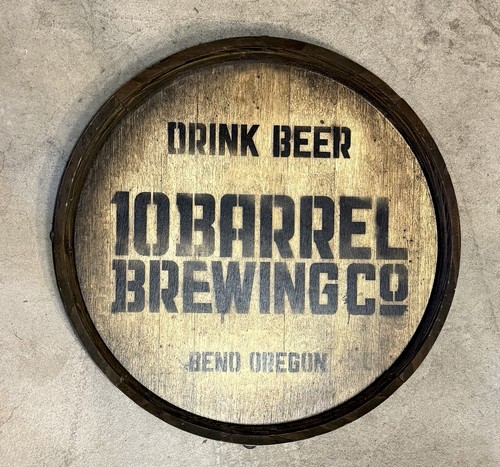 24”x24” Large Wood DRINK BEER 10 BARREL BREWING CO. Bend Oregon Sign Plaque Art - Picture 2 of 6