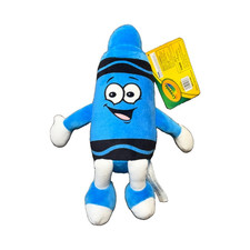 Crayola Blue Crayon Plush Stuffed Toy, 11 in, New With Tags