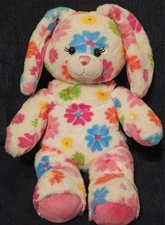 Build A Bear Flower Power Blossum Floral Plush Stuffed Bunny Rabbit 16" Retired