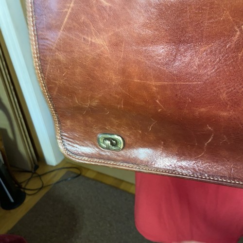 Italienische Leder Messenger Bag Aktentasche Braun Laptop Attaché E40 - Bild 6 von 19