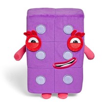 hand2mind Numberblock Six Playful Pal, Plush Figure Toys, Small, Multicolor