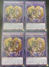 4x Millennium-Eyes Restrict JUSH-EN047 Justice Hunters 1st Edition