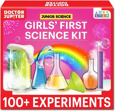 Girls First Science Experiment Kit for Kids Ages 4-5-6-7-8 Birthday Gift Ideas