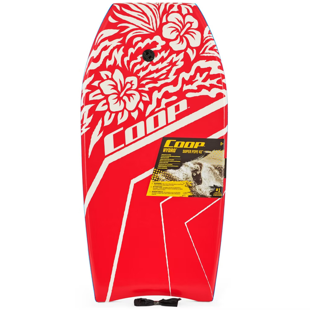 Coop Super Pipe 41" Boogie Bodyboard - Red