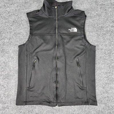#ad The North Face Vest Mens Small Black WindWall Softshell Full Zip Pockets Outdoor $39.99