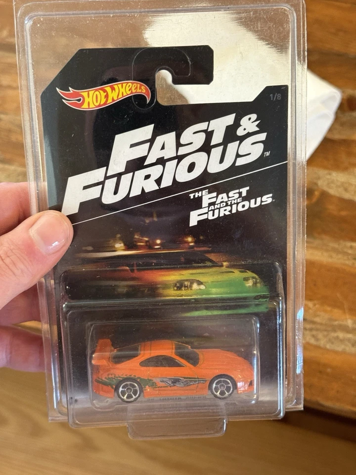 2016 Hot Wheels Fast And Furious ‘94 Toyota Supra Orange! SHIPS IN PROTECTOR! - Image 3 of 4