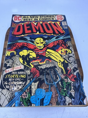 #ad The Demon #1 Origin amp; 1st Appearance Jack Kirby DC 1972 acceptable $50.00