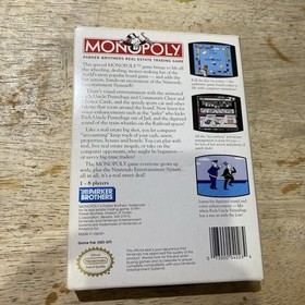 Monopoly (Nintendo, NES) Cartridge & Manual