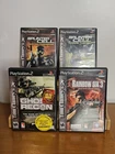 PlayStation 2 (PS2) Tom Clancy 4 Game Lot Splinter Cell  Ghost Recon Rainbow Six