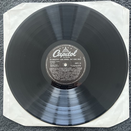 Nat King Cole - 20 Greatest Love Songs Vinyl LP 1982 GEREINIGT/GETESTET SEHR GUTER ZUSTAND+/EX VIDEO - Bild 3 von 9