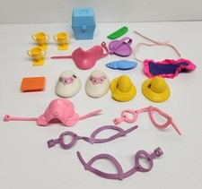 Vintage G1 My Little Pony Accessories Lot Brushes Combs Hats and More Free Ship