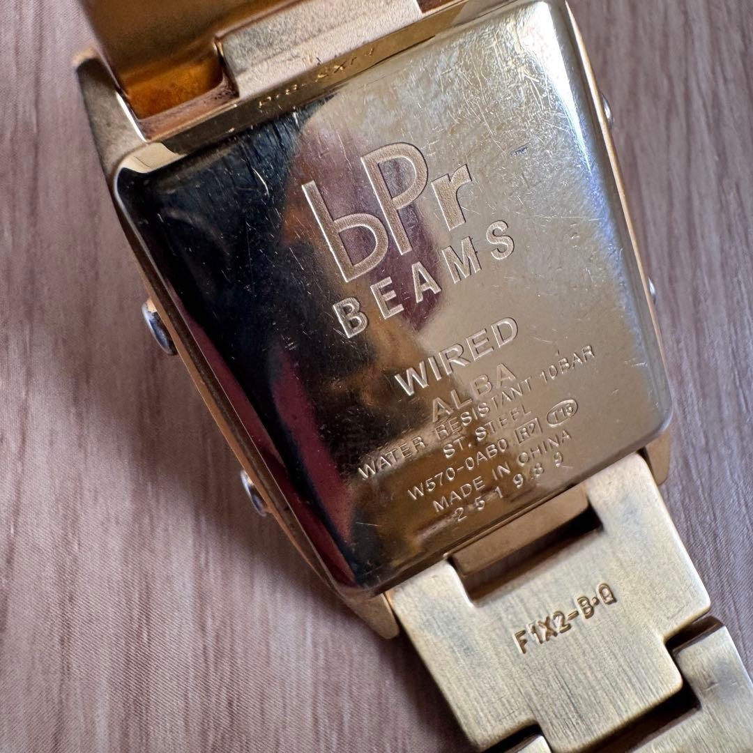 Men  Gold Wired Working  - Watch 0AB0 W570 Alba Seiko Rare Beams Vintage Fully - vintagewatches.pk