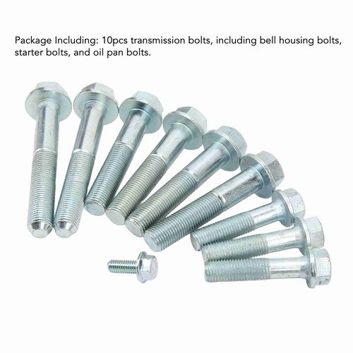 ✈10pcs Transmission Kit Bell Housing Starter Oil Pan For - Picture 11 of 12